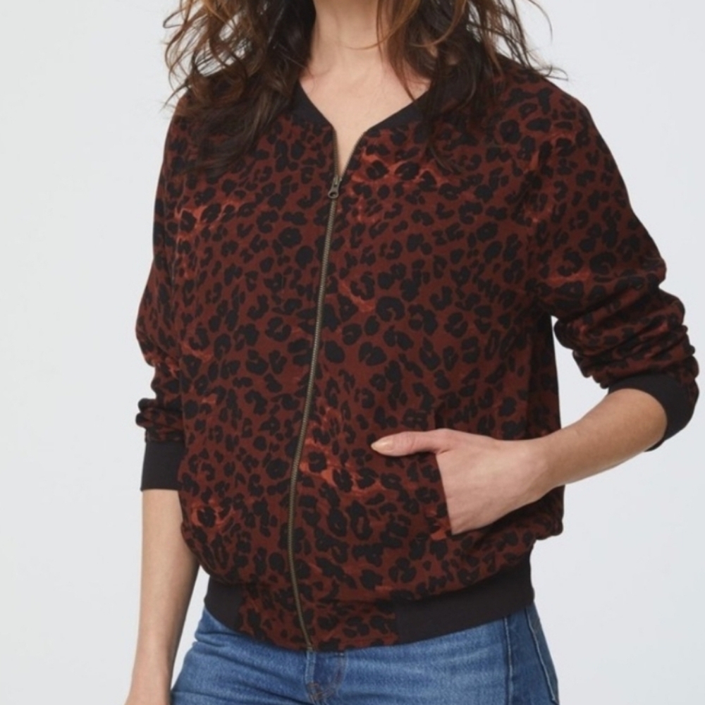 Beachlunch Lounge Leopard Bomber Jacket